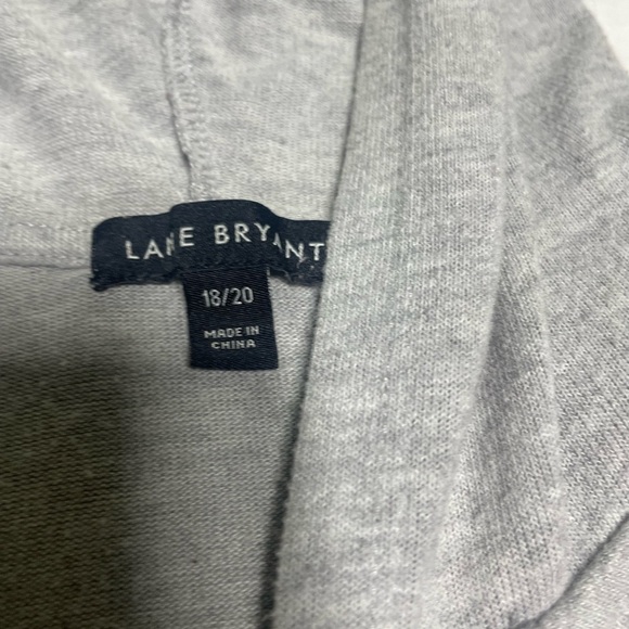 Lane Bryant Plus Size Gray Hoodie Sweatshirt “Snuggle weather “ size 18/20 - Picture 4 of 10